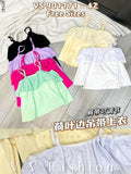 🛍️爆款新品🛍️高品质棉质荷叶边吊带上衣 RM42 Only🌸 =D4=