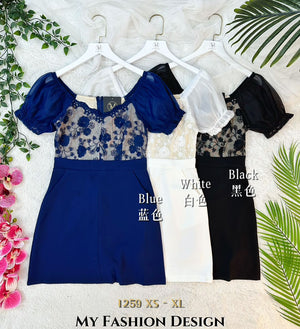 🔥黑卡独家爆款🔥高品质气质蕾丝款拼接连体裤裙 RM89 Only🌸 =E2=