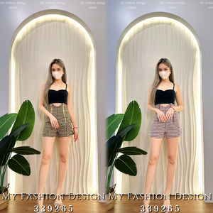 🔥黑卡独家爆款🔥高品质高腰千鸟格短裤 RM59 Only🌸 =D3=