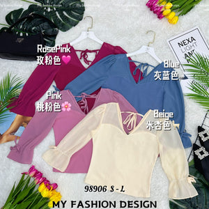 爆款新品🔥高品质网纱拼接棉质上衣 RM39 Only🌸=D4=