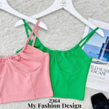 🔥爆款新品🔥高品质吊带棉质短版上衣 RM39 Only🌸 =D4=