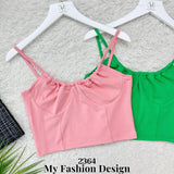🔥爆款新品🔥高品质吊带棉质短版上衣 RM39 Only🌸 =D4=