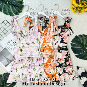 🔥黑卡独家爆款🔥高品质气质款花花连体裙 RM89 Only🌸 =D2=