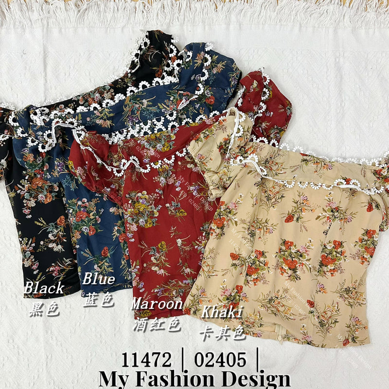 爆款新品🔥高品质气质花花时装上衣 RM59 Only🌸  =D4=