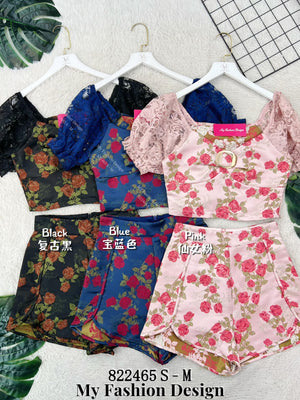 爆款新品🔥高品质气质款花花套装 上衣 ➕ 裤子 RM113 Only🌸  =E3=