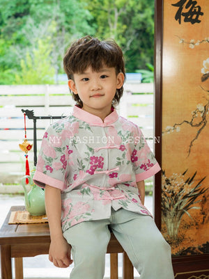 🏮MFD独家亲子系列🏮高品質提花款男童唐装上衣 RM129 Only🍊 =E3=