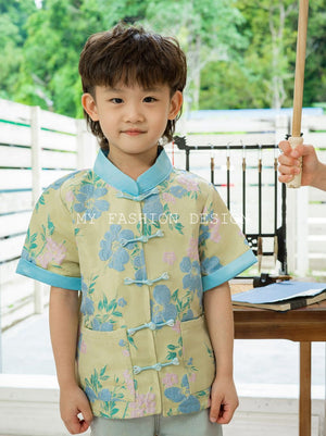 🏮MFD独家亲子系列🏮高品質提花款男童唐装上衣 RM129 Only🍊 =E3=