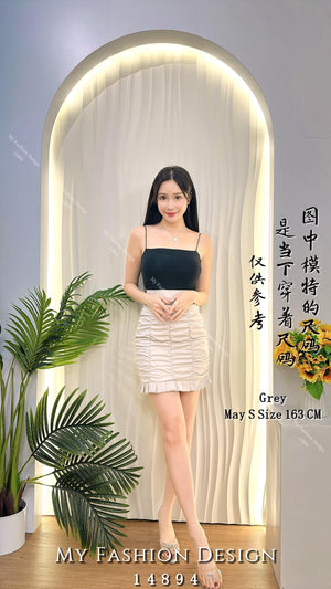 爆款新品🔥高品质高腰皱褶包臀裤裙 RM59 Only🌸 =D3=