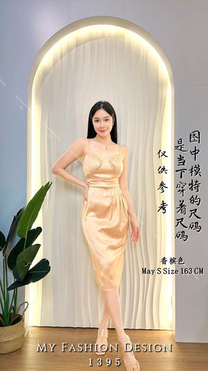 🔥🔥黑卡独家爆款🔥高品质吊带修身连体裙 RM89 Only🌸 （D1）