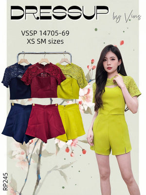 🛍️爆款新品🛍️高品质气质时装套装 上衣 ➕ 裤子 RM69 Only🌸  （E2）