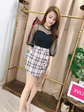 爆款新品🔥高品质网纱拼接格子连体裤裙 RM 75 ONLY ❤️ =E2=
